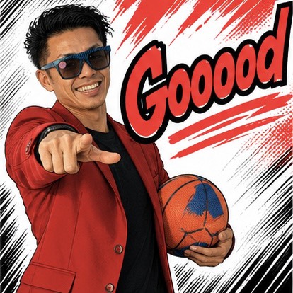 マイケル社長イラスト「Gooood」
