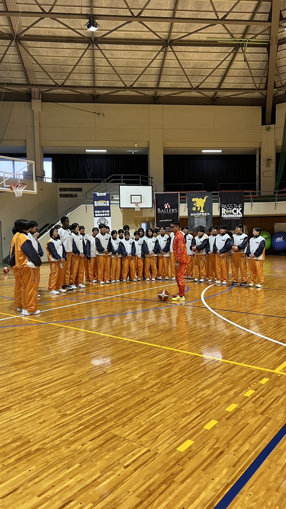 東海大福岡女子バスケ部に撮影に行きました！